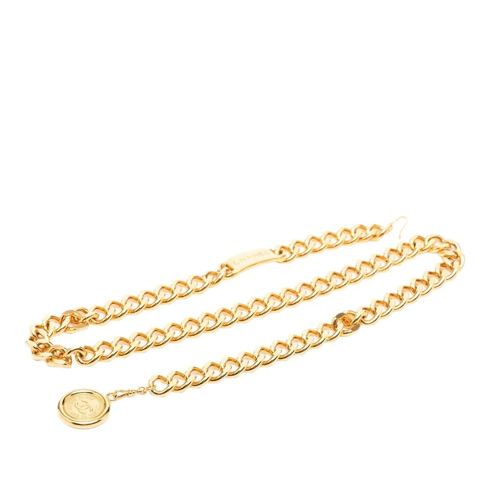 CHANEL | Accessories | Chanel Cc Medallion Chain Link Belt  display picture 3